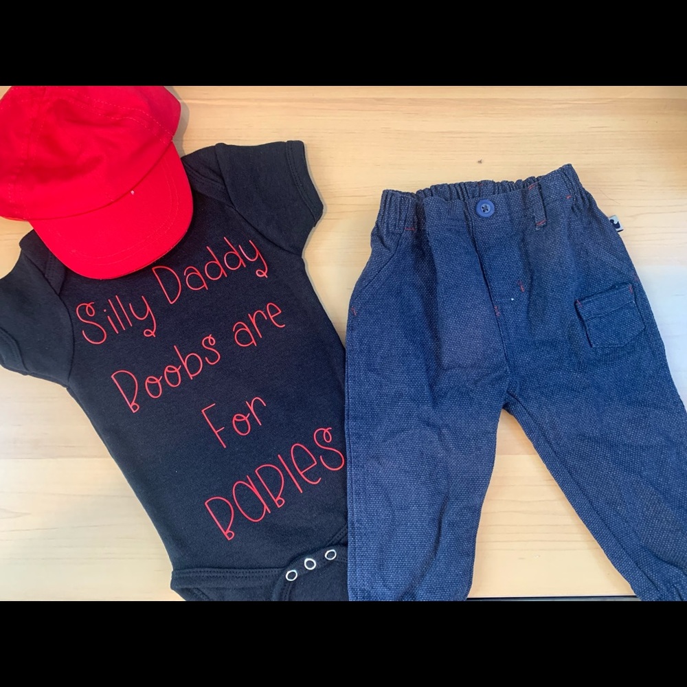 Custom onesie. Onesie from hobby lobby but customized personally! Onesie Only